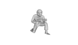 Printle W Homme 875--Car Mechanic Worker Wrench Figure for Dioramas Train Set Model