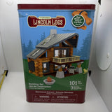 Original Lincoln Logs Beechwood Retreat Cabin Building Kit with Play Figures New Model