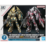 Gundam Base Limited HG 1/144 Phenex Gold & Silver Coating Set 2-Unit Bundle NEW Model