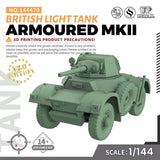 MRY-SFW SS144470 1/144 Military Model Kit British ARMOURED MKII Light Tank Model