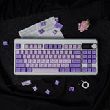 Frost Witch Purple Theme Keyboard Keycaps 141Pcs/set PBT Cherry Profile Model