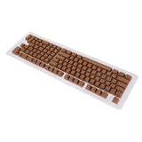 Light Brown Keyboard Keycaps 114 Key PBT OEM Height Two Color Injection Li CX4 Model