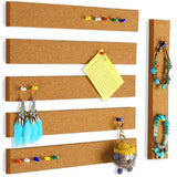 3pc Self Adhesive Cork Board Strips Wall Bulletin Memo Photo Pin Board Model