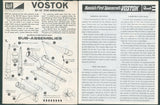 1969 Revel MPC Models Russian Vostok Assembly & Mission History Booklets Rocket Model