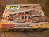 Atlas HO Scale Lumber Yard and Office Building Kit 750 Model