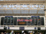PHOTO  TRAIN INDICATOR BOARD CHARING CROSS RAILWAY STATION STRAND Model