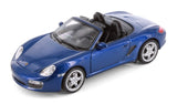 2012 Porsche Boxster S 987 1/24 Scale Diecast Model by Welly - BLUE Model