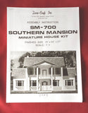 Dura-Craft *SOUTHERN MANSION* SM-700 '87 Dollhouse INSTRUCTIONS Model