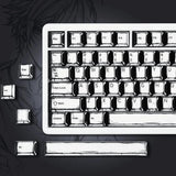 Retro Anime PBT Keycaps-Cherry Key Cap, Manga Japanese Theme Keycaps 60 65 75 10 Model