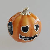 792291C0 100% Authentic PANDORA 925 Glow-in-the-dark Spooky Pumpkin Charm NEW Charms