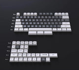 SIKAKEYB PBT Doubleshot Keyboard Keycaps ¡¤ WHITE / GREY ¡¤ 60/64/68/84 ¡¤ NEW! Model