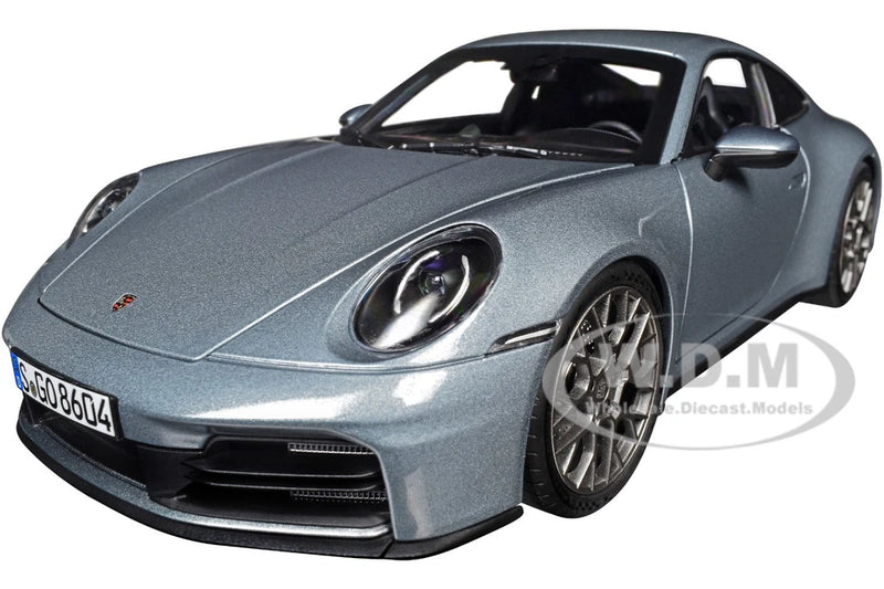 2024 PORSCHE 911 CARRERA POLAR SILVER 1/18 DIECAST MODEL CAR BY NOREV 187170 Model