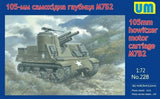 M7B2 105mm Hotwizer Motor Carriage UM 228 Plastic Model Kit 1/72 Unimodel 228 Model