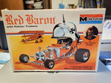 1973 MONOGRAM RED BARON 1/24 Model Kit, FOR PARTS, No Airplane Model