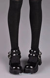 1/6 Female Black Hollow Leather Shoes For Action Figure Model Model
