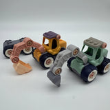 Assemble Toys Engineering Vehicle Toys Engineer Car Model Construction Toys Set Model