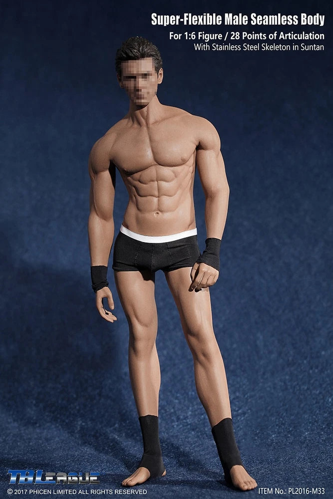 TBLeague PL2016-M33 1/6 Phicen Male Super Strong Seamless Stainless Steel Body Model