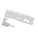 Clear Translucent Keycaps Set Side Print/Top Print for Mechanical Keyboards Model