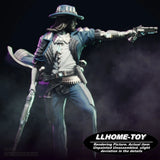 Punk Cowboy 1/6 3D Print Model Kit Unpainted Unassembled GK statue Figure Model