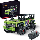 Remote Control Racing Blocks Jeep Programmable Building Kit  Birthday Gift Model