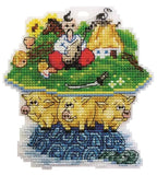 DIY Cross Stitch Kit Stitch Worldbuilding on Plastic Canvas Cross Stitch Craft Model