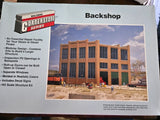 Walthers Cornerstone HO Scale Backshop Building Kit 933-3039 - NIB Model