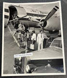 AIR RESORTS AIRLINES Passengers Boarding Aviation Vintage 8x10 Photo Rolls Royce Model