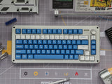 Blue Korean Soju Theme Keycaps Cherry Profile Dye-subs PBT Keycap Set Model