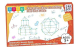 STEM Fort Building Kit for Kids 146 PCS Construction Toy Set Build DIY Tents Model