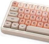 132 PCS Jelly Pink PBT Keycaps Foundation MOA Profile Cute Custom MX Model