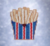 French Fries Mill Hill Cross Stitch Kit MH18-2115 Model
