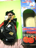 Vtg 1988 Funny Toys Witch w/Light Sound Halloween Display Figure Model