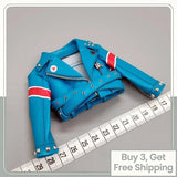 PLAY TOY P027 1/6 Real leather jacket model for 12¡± The Fighter 6 Girl Cammy Model