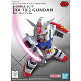 Bandai SD Ex-standard Rx- 78-2 Gundam Plastic Model Kit Authentic Free Shipping Model