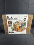 Rolife DIY Miniature House Kit (DG104)  Cathy's Flower House - Greenhouse NEW Model