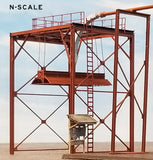 WOOD CHIP LOADER, N-SCALE, KIT, Highly Detailed, Lumber Scene, Low$Ship, N Scale Model
