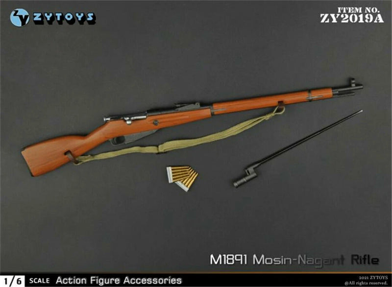 ZY Toys ZY2019A 1:6 M1891 Mosin¨CNagant Sniper Rifle Gun Model Toy For 12"Figure Modell