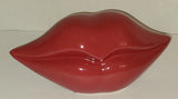 Red Lips Ceramic Figurine Pop Art Decorative Sculpture Table Decor 5"x9" Model