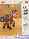 Blokees Toy Story Elite Version 01 Bullseye Poseable Model Kit Assembly Gift HOT Model