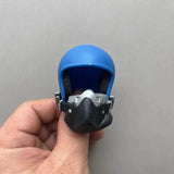 1/6 Scale Trendy Motorcycle Biker Helmet Model For 12" Action Figure Body Model