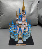 Walt Disney World 50th Cinderella Castle Resin Figurine 2021 Hand Painted Model
