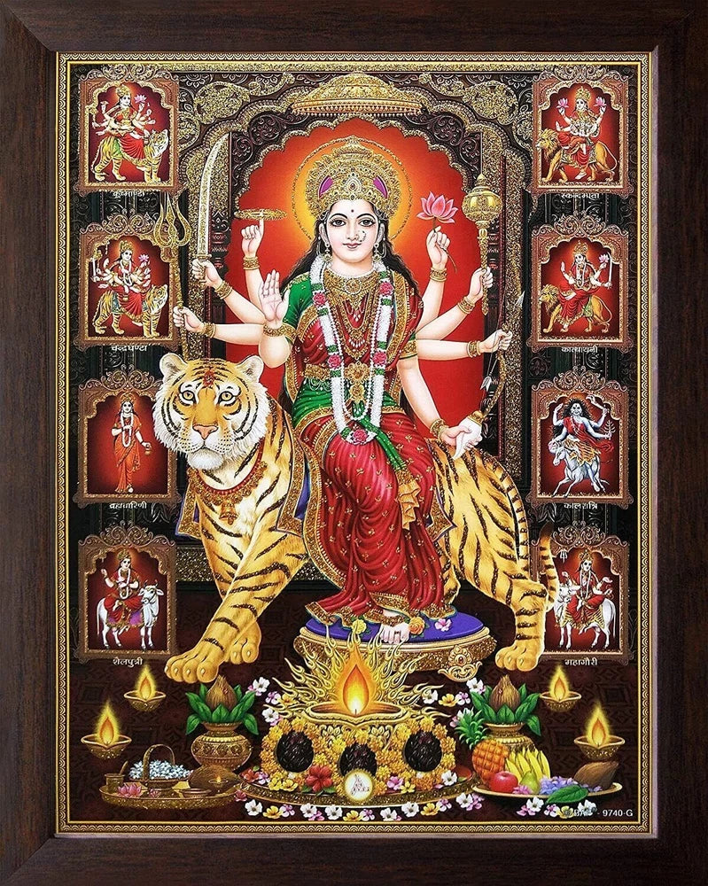 New Synthetic & Acrylic Sheet Religious HD Printed Picture With Wooden Frame Model