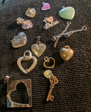 14 Heart Charms For Bracelets And Pendants Charms