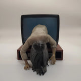 The Ring Statue Figure TV VHS Stand Display Model Resin Printed Painted Horror Model