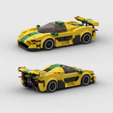 MOC Car Reobrix - McLaren P1 GTR Building Block Model Kit Toy Gift 333 Pcs Model