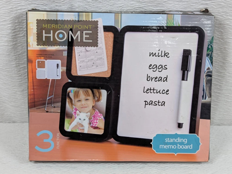 Home Essentials - Meridian Point - Standing Memo Board- Notes, Photos, Messages Model