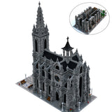 Modular Gothic Cathedral with Detailed Interior 21755PCS Complete MOC Kits Model