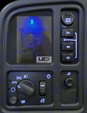 Blue DiY Led Upgrade Kit for Left Dash Switches in GM Trucks Suv's 03-06 Model