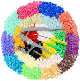 400 Pairs Snap Buttons with Pliers Kit for Clothes Sewing and DIY Projects, 12mm Model