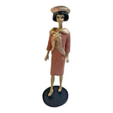 Danbury Mint Barbie Figurine 1966 Fashion Luncheon Original Box Never Displayed Model